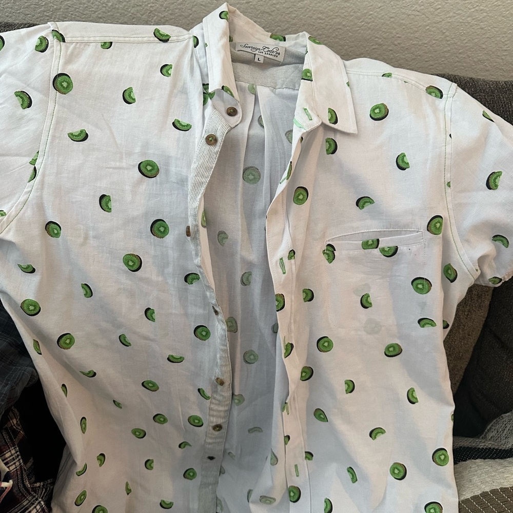 Kiwi Button Down